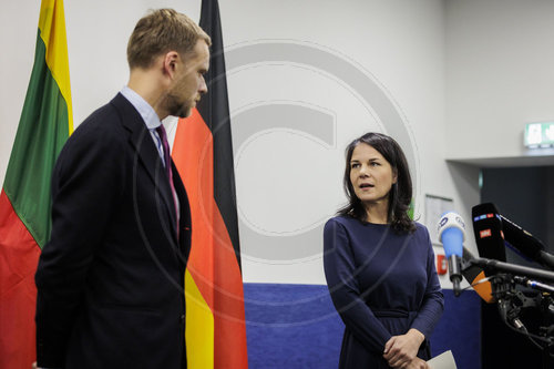 Aussenministerin Baerbock trifft Gabrielius Landsbergis