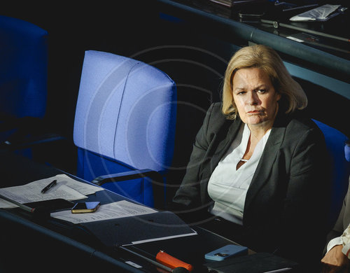 Nancy Faeser im Bundestag