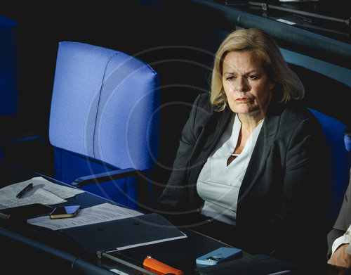 Nancy Faeser im Bundestag