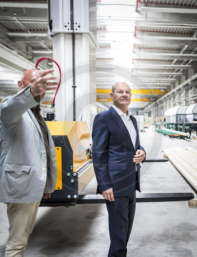 Olaf Scholz in Brandenburg