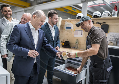 Olaf Scholz in Brandenburg