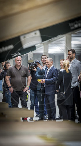 Olaf Scholz in Brandenburg