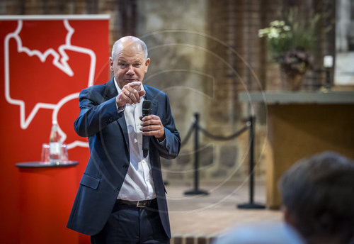 Olaf Scholz in Brandenburg