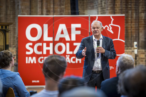 Olaf Scholz in Brandenburg