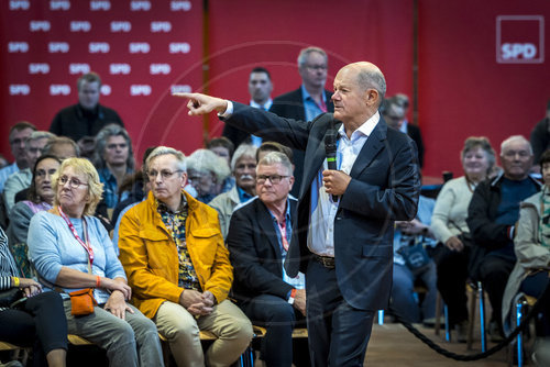 Olaf Scholz in Brandenburg