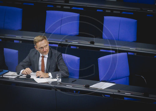 Finanzminister Lindner im Bundestag