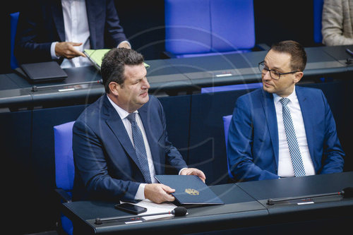 Hubertus Heil im Bundestag