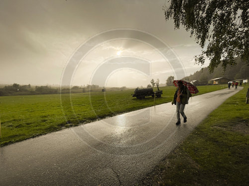 Gewitter in Murnau am Staffelsee