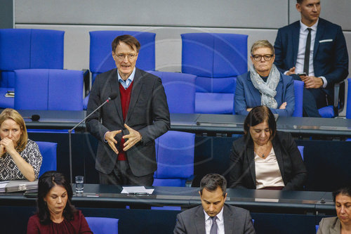 Gesundheitsminister Lauterbach im Bundestag