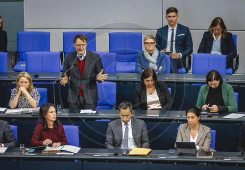 Gesundheitsminister Lauterbach im Bundestag