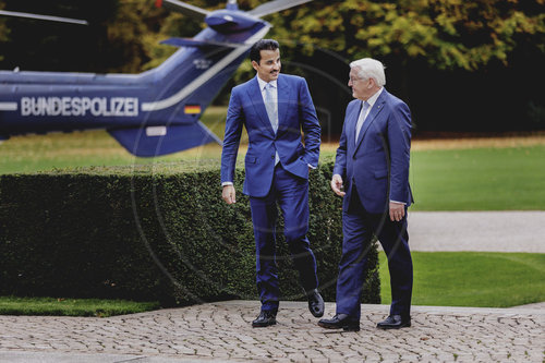 Frank-Walter Steinmeier trifft Scheich Tamim bin Hamad bin Khalifa Al Thani