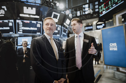 Finanzminister Trading Floor der NY Stock Exchange