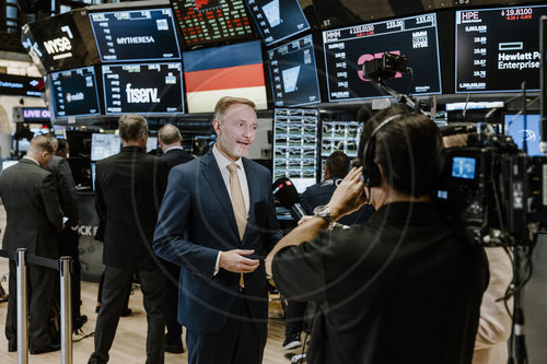 Finanzminister Trading Floor der NY Stock Exchange