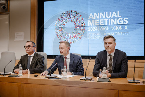 Finanzminister Pressekonferenz BMF und Bundesbank