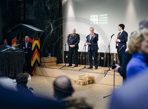 Boris Pistorius bei Cyber Innovation Hub der Bundeswehr (CIHBw)