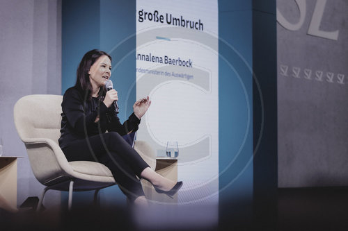 Annalena Baerbock beim SZ-Wirtschaftsgipfel