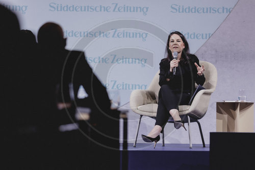 Annalena Baerbock beim SZ-Wirtschaftsgipfel