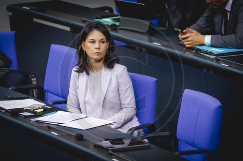 Aussenministerin Baerbock im Bundestag