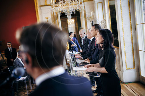 Annalena Baerbock bei Aussenminister Treffen