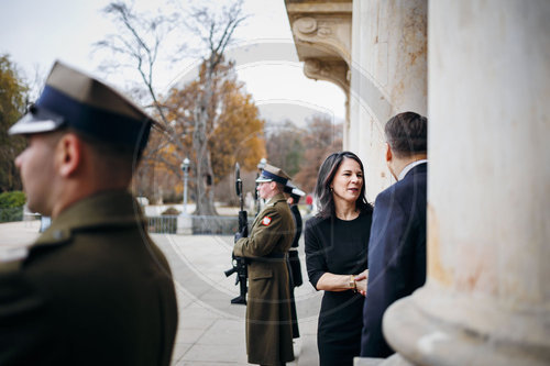 Annalena Baerbock bei Aussenminister Treffen