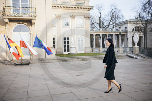 Annalena Baerbock bei Aussenminister Treffen