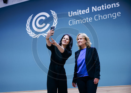 Annalena Baerbock auf der COP29 in Baku