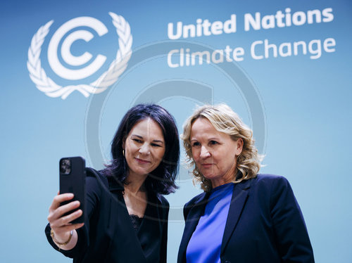 Annalena Baerbock auf der COP29 in Baku