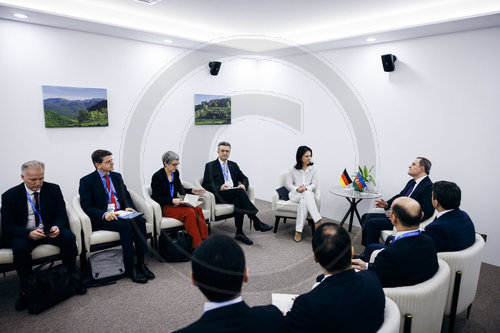 Annalena Baerbock auf der COP29 in Baku