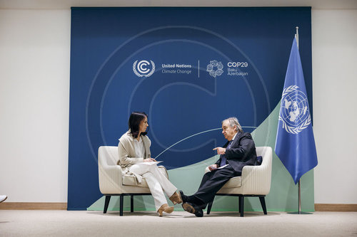 Annalena Baerbock auf der COP29 in Baku