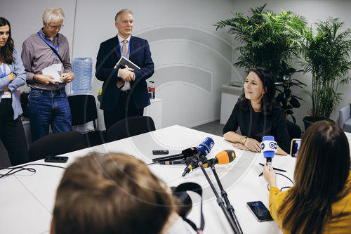 Annalena Baerbock auf der COP29 in Baku