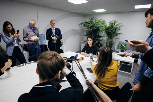 Annalena Baerbock auf der COP29 in Baku