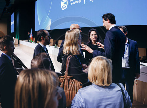 Annalena Baerbock auf der COP29 in Baku