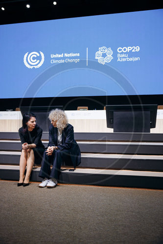 Annalena Baerbock auf der COP29 in Baku