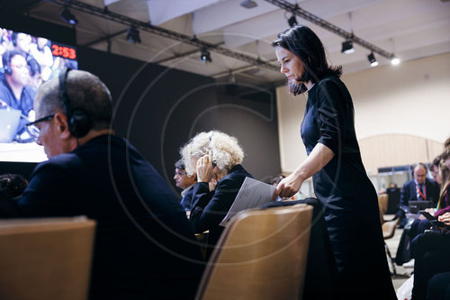 Annalena Baerbock auf der COP29 in Baku