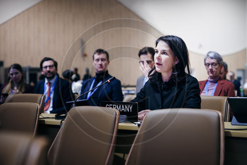 Annalena Baerbock auf der COP29 in Baku