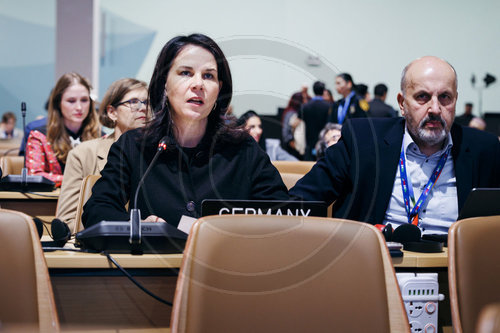 Annalena Baerbock auf der COP29 in Baku