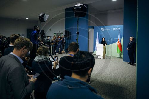 Annalena Baerbock auf der COP29 in Baku