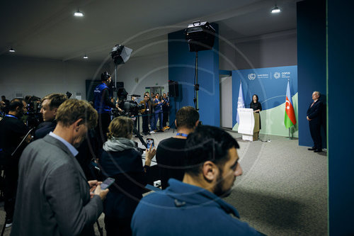 Annalena Baerbock auf der COP29 in Baku