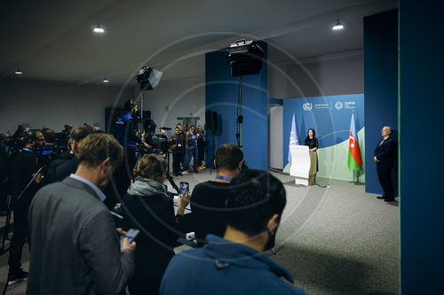 Annalena Baerbock auf der COP29 in Baku