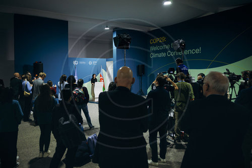 Annalena Baerbock auf der COP29 in Baku