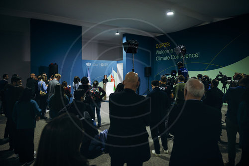 Annalena Baerbock auf der COP29 in Baku