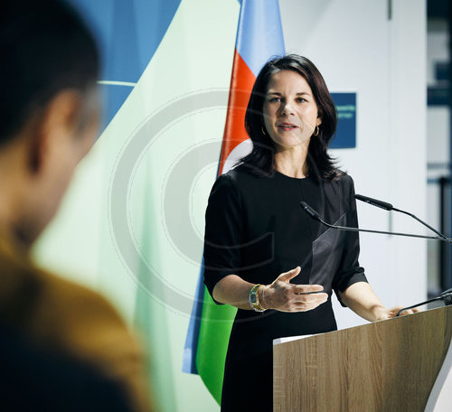 Annalena Baerbock auf der COP29 in Baku