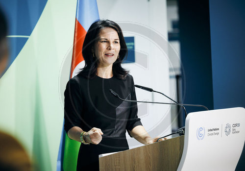 Annalena Baerbock auf der COP29 in Baku