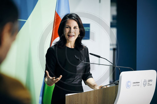 Annalena Baerbock auf der COP29 in Baku