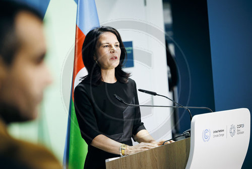 Annalena Baerbock auf der COP29 in Baku