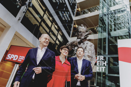 Pressekonferenz zur Nominierung von Olaf Scholz als Kanzlerkandidat