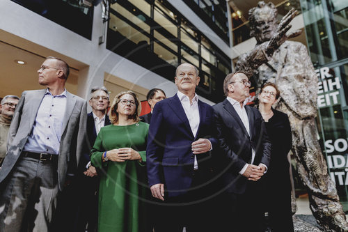 Pressekonferenz zur Nominierung von Olaf Scholz als Kanzlerkandidat