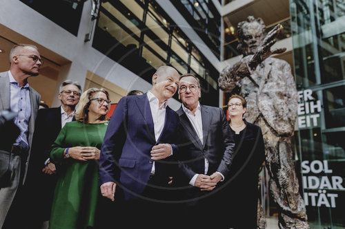 Pressekonferenz zur Nominierung von Olaf Scholz als Kanzlerkandidat