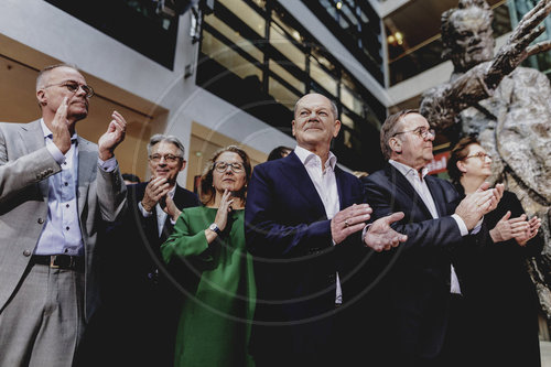 Pressekonferenz zur Nominierung von Olaf Scholz als Kanzlerkandidat