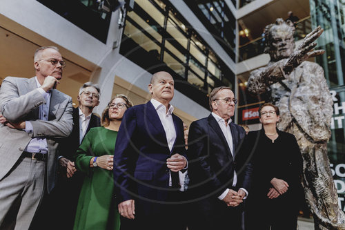 Pressekonferenz zur Nominierung von Olaf Scholz als Kanzlerkandidat